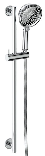 Vogt ZEHN - Sliding Shower Bar With Hose, Slider And Hand Shower
