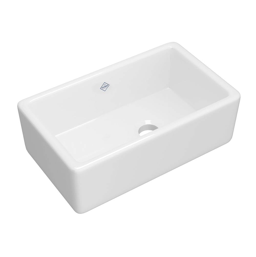 Shaws 30'' Lancaster™ Single Bowl Farmhouse Apron Front Fireclay Kitchen Sink