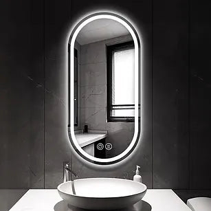 Led Mirror Oval Front Light