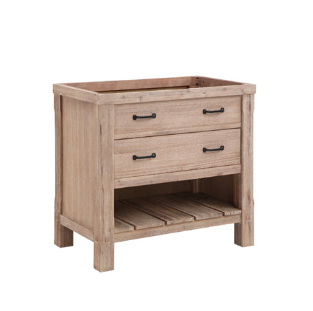 Fairmont Napa 36″ Open Shelf Vanity and Top FLOOR MODEL ONLY