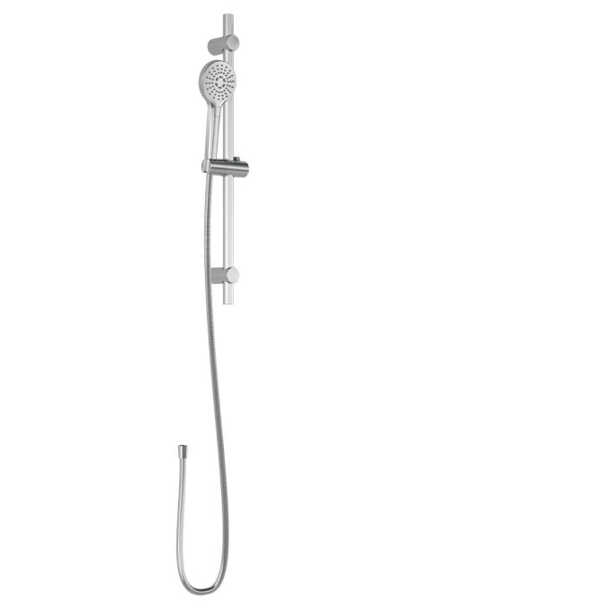 Kalia Basico 2-jet Handshower, Wallbar And 60” Flexible Metal Hose Assembly