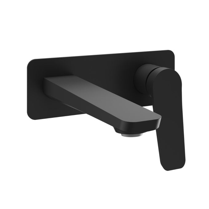 Kalia Moroka Wall-mount Lavatory Faucet With Push Drain And Overflow