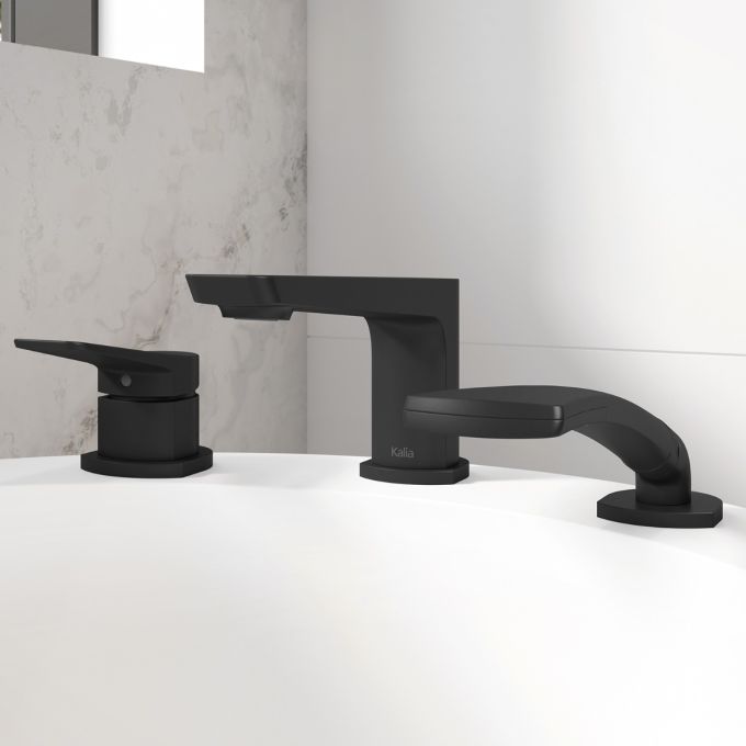 Kalia Moroka Deckmount Tub Faucet With Handshower