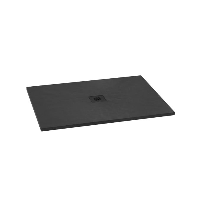 Kalia Lauza Castylat™ Shower Base - 60” x 36” - Textured Black / White