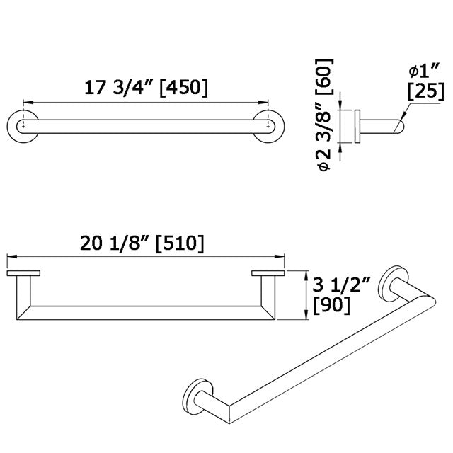 Straight Grab Bar