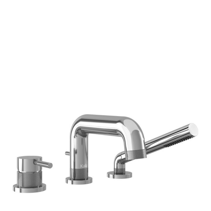 Kalia Preciso 3-piece Deckmount Tub Filler With Handshower