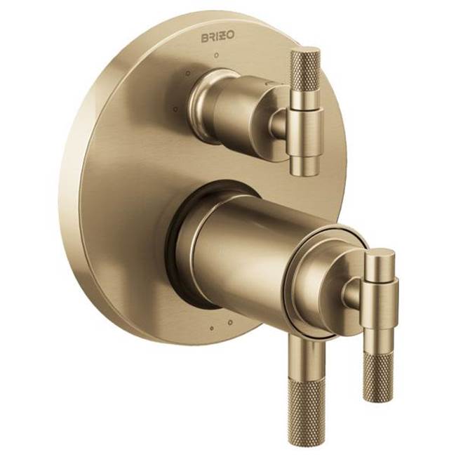 Brizo Canada Litze® TempAssure® Thermostatic Valve with 3-Function Diverter Trim - Less Handles