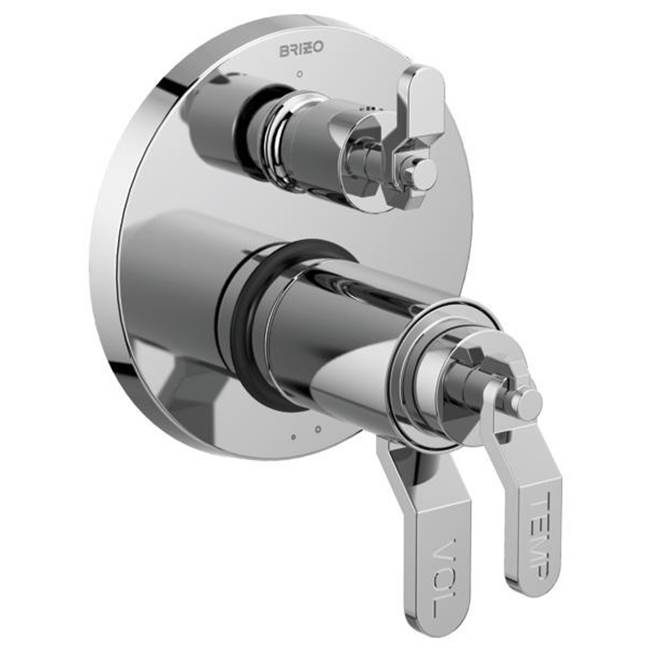Brizo Canada Litze® TempAssure® Thermostatic Valve with 3-Function Diverter Trim - Less Handles