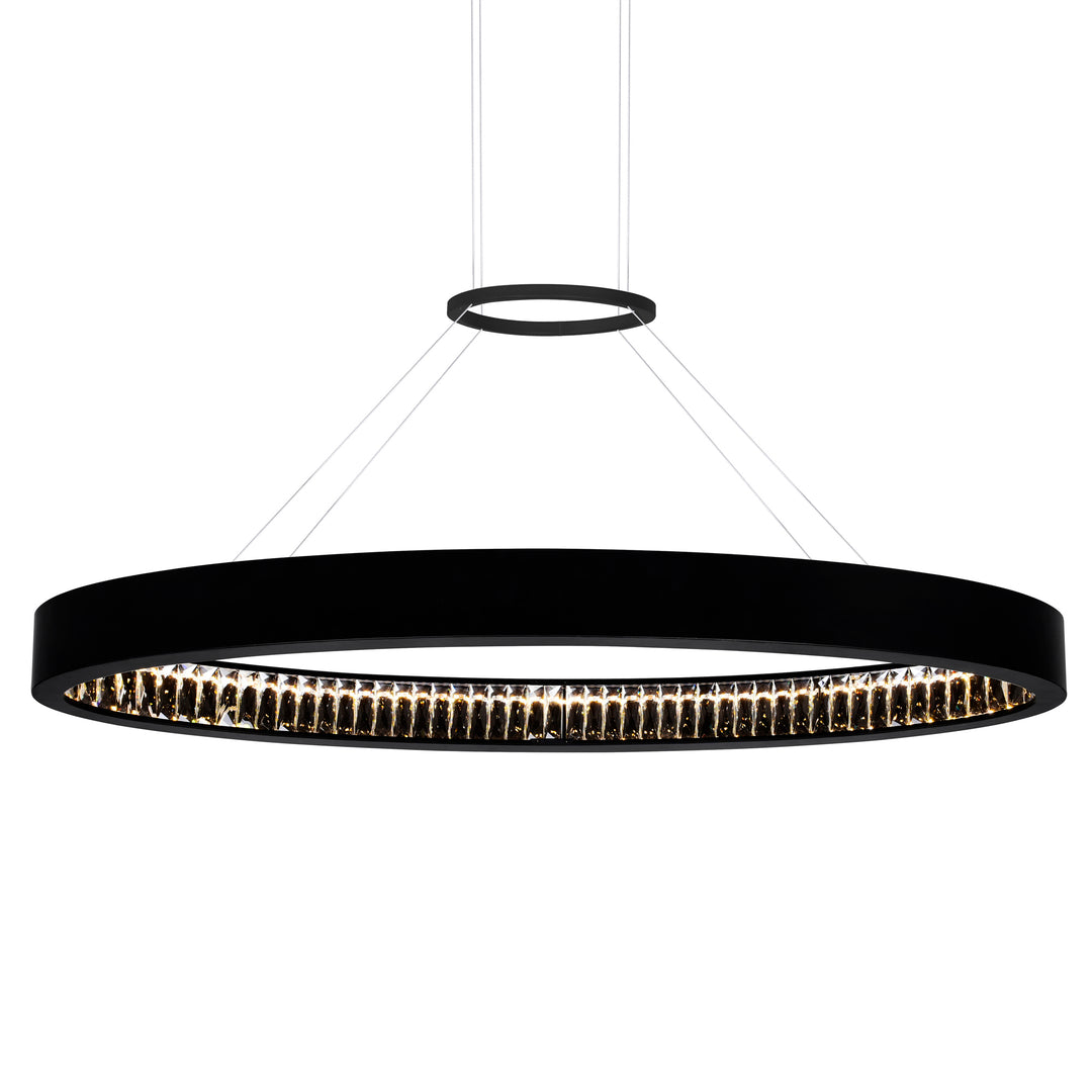 ROSALINA LED CHANDELIER WITH MATTE BLACK FINISH