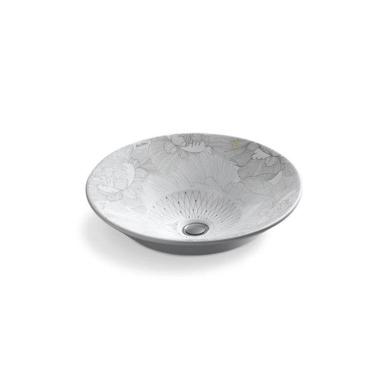 Kohler Empress Bouquet™ Conical Bell® Vessel bathroom sink