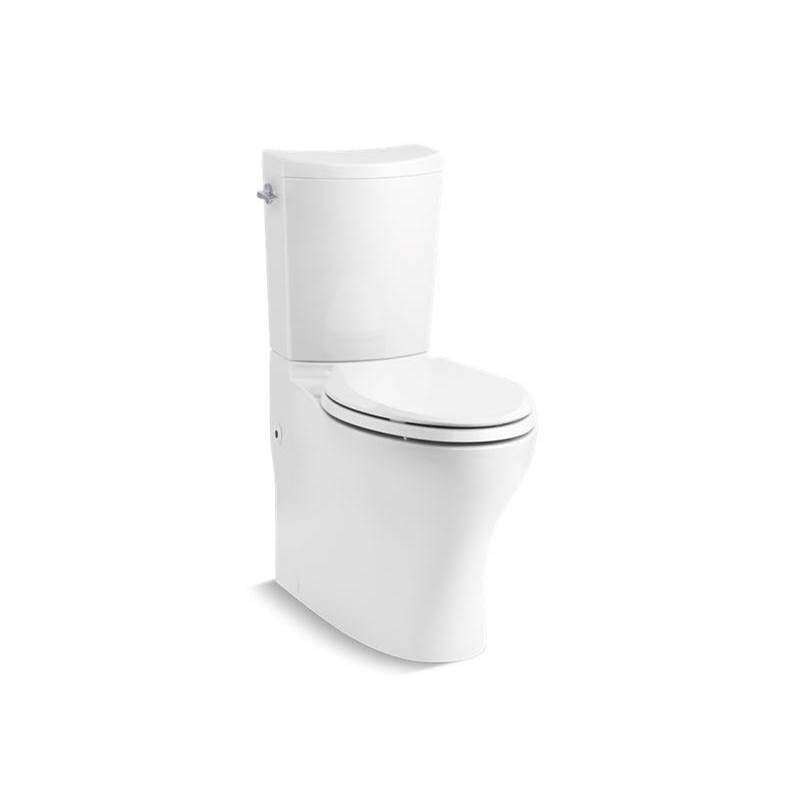 Kohler Persuade® Curv Two-piece elongated toilet with skirted trapway, dual-flush