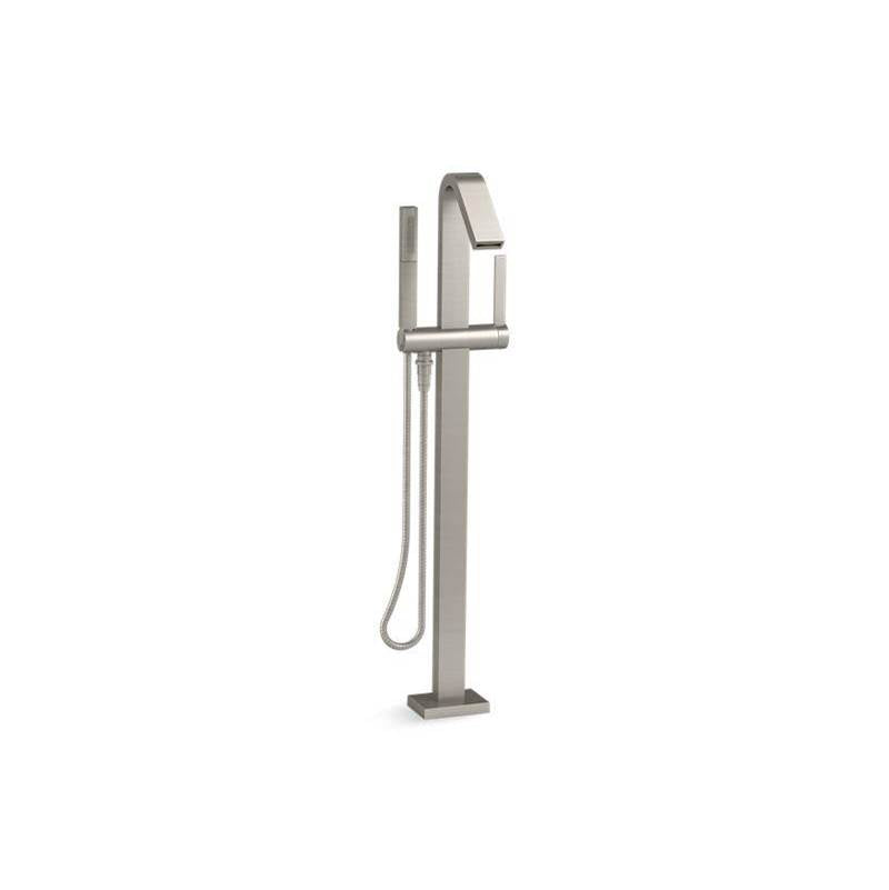 KOHLER Loure floor-mount bath filler trim with handshower