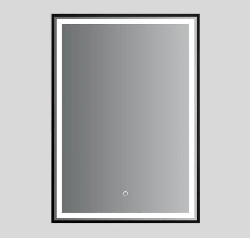 DAWN & DUSK 24" x 34" LED Black Frame Mirror
