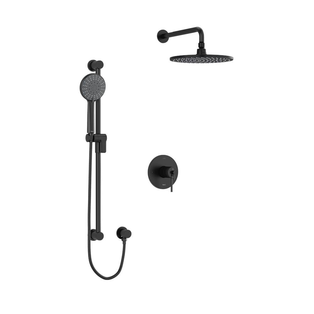 Riobel Type T/P (Thermostatic/pressure Balance) 1/2'' Coaxial System With Hand Shower Rail And Shower Head