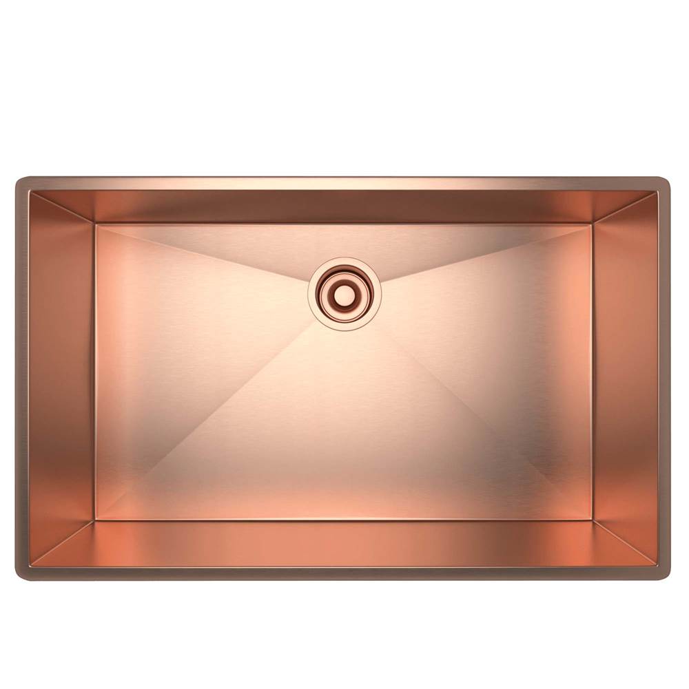 Rohl Canada Forze™ 30'' Single Bowl Stainless Steel Kitchen Sink