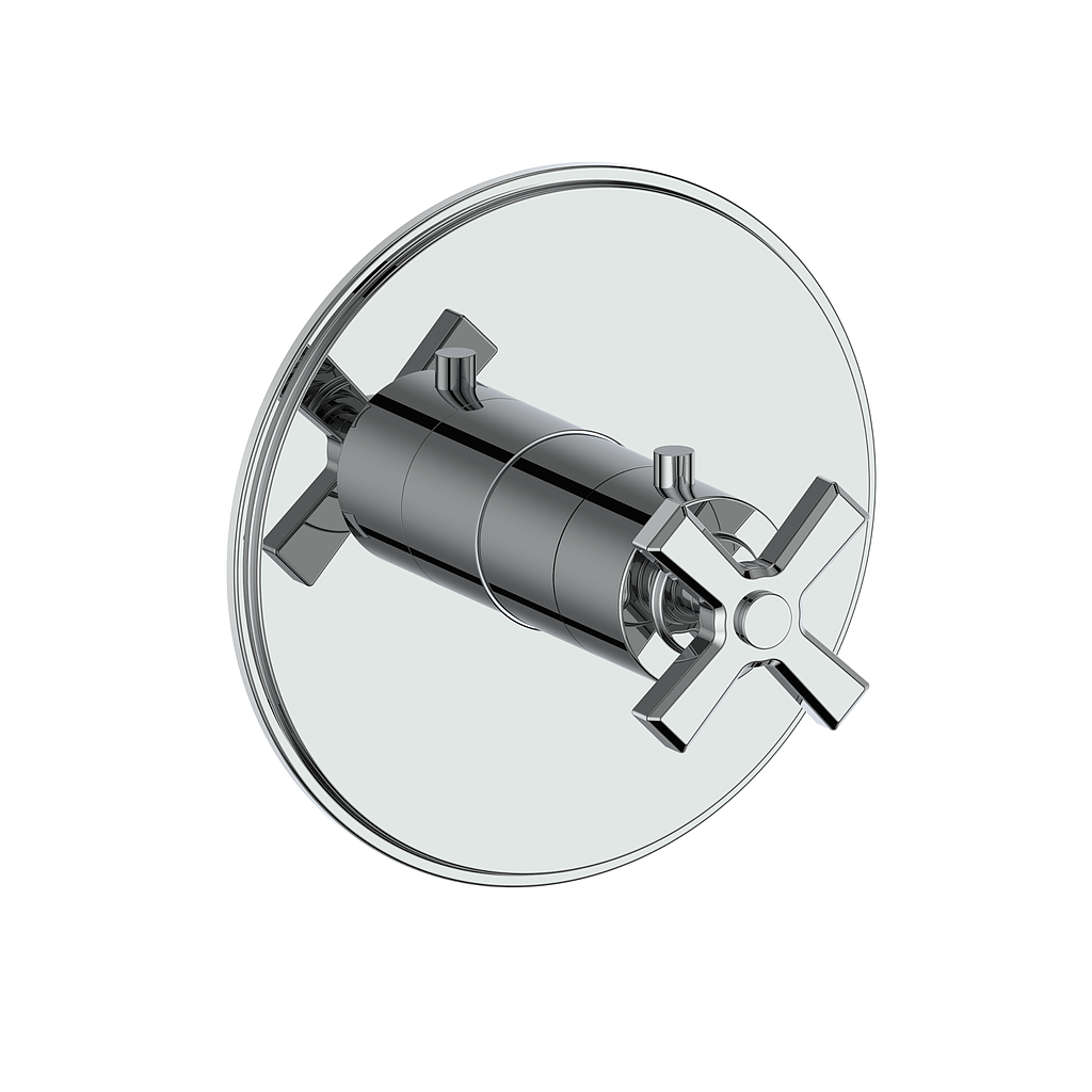 Vogt ZEHN - Trim For 3/4" Thermostatic Valve With 4-spoke Handles