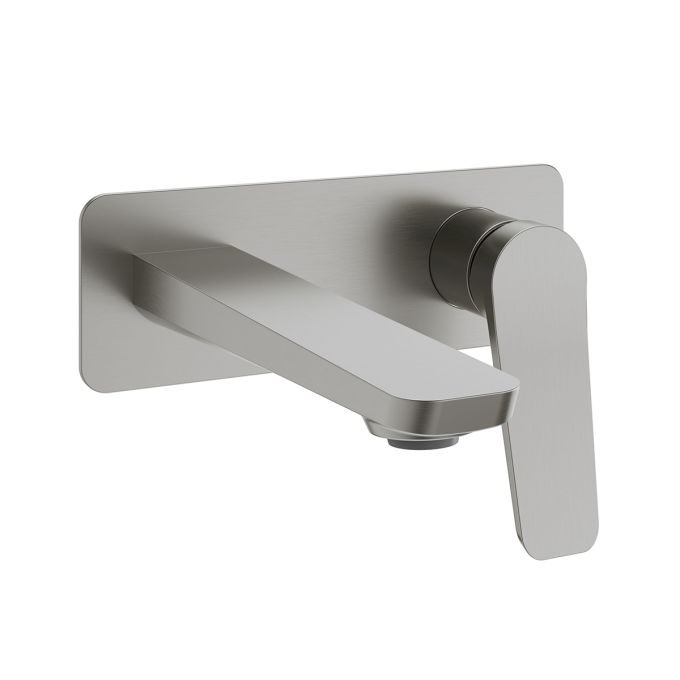 Kalia Moroka Wall-mount Lavatory Faucet With Push Drain And Overflow