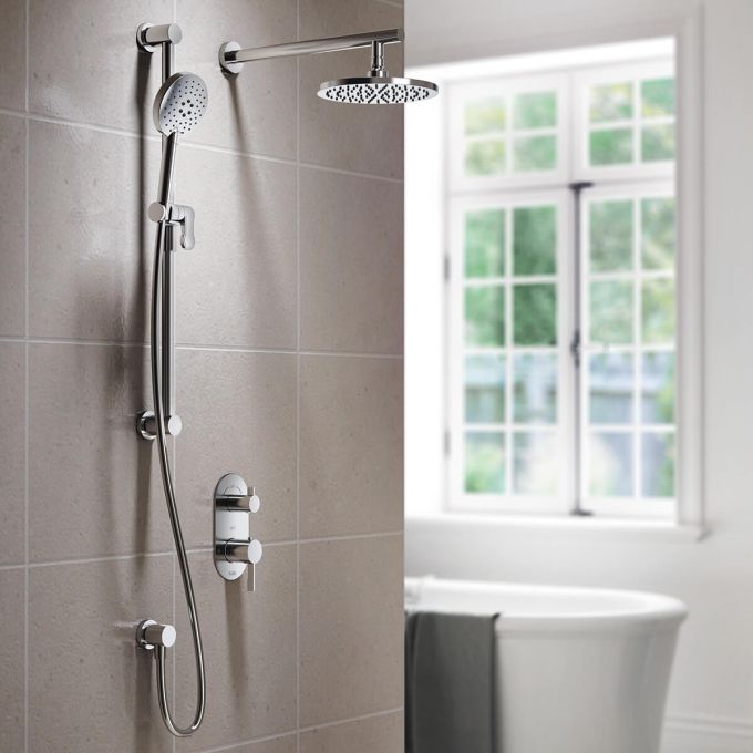 Kalia Roundone TD2 Shower Systems - Wall Arm