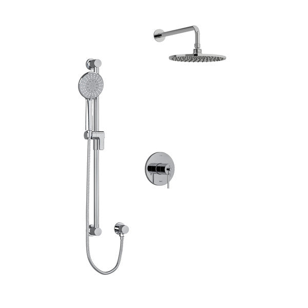 Riobel Type T/P (Thermostatic/pressure Balance) 1/2'' Coaxial System With Hand Shower Rail And Shower Head