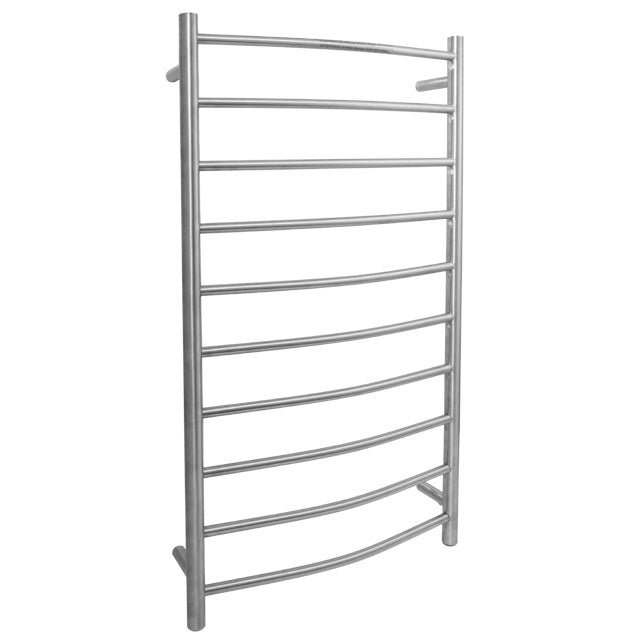 LaLoo Canada NVELUP: 10 Bar Round - Evenly spaced 120V, 60Hz, 125W - 304SS comes with Hardware Kit HWK and NEW metal on-off switch Polished Stainless