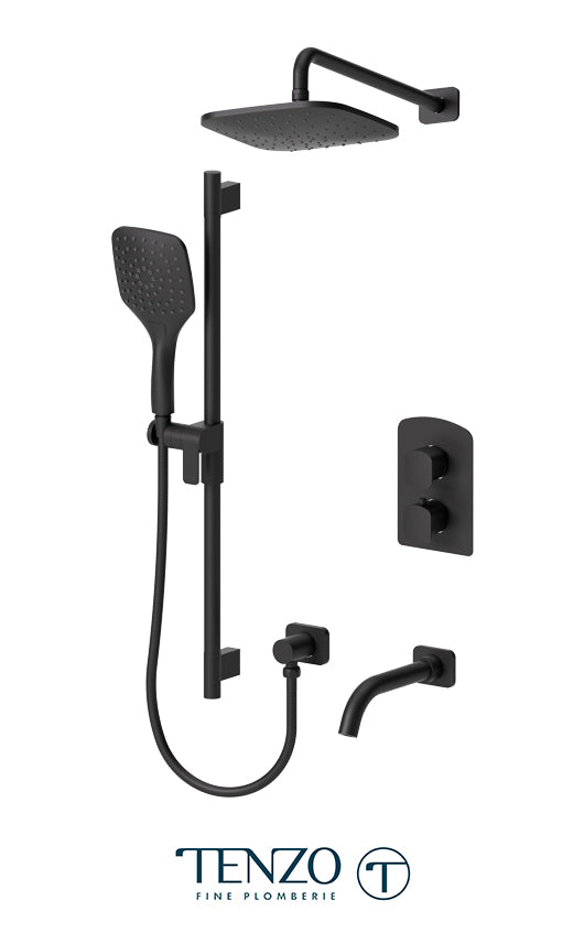 Tenzo Delano Extenza Kit 3 Functions Thermo Finish Shower System