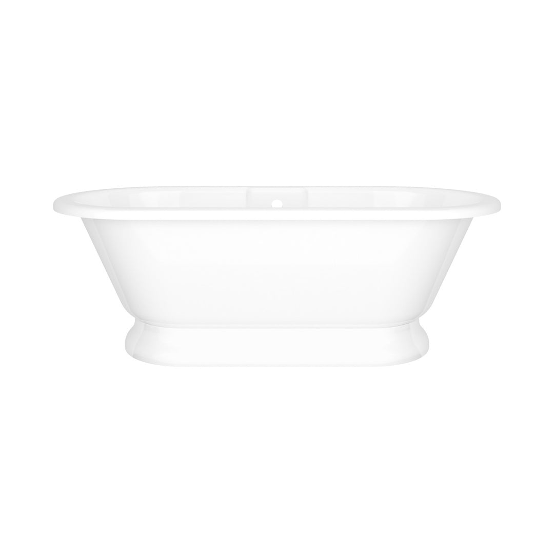 Victoria + Albert York 69'' x 32'' Freestanding Bathtub With Pedestal Base And Void