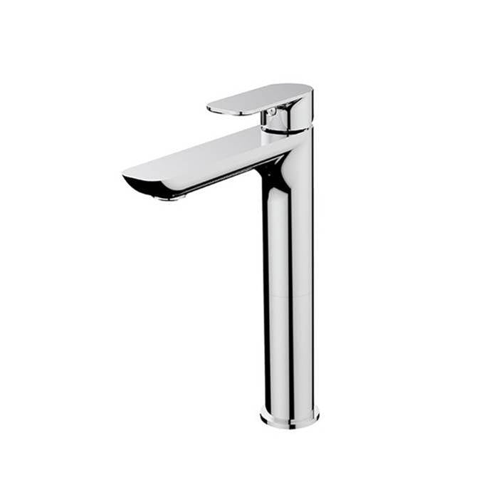 Aquabrass 56020 Musttall Single Hole Lav. Faucet Electro Black Finish Single Hole Bathroom Sink Faucet