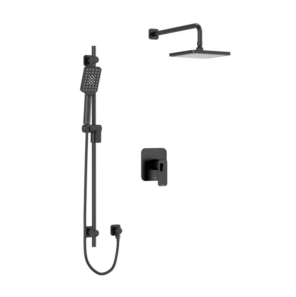 Riobel Equinox Kit 323 Trim Shower System - Chrome / Black / Brushed Nickel