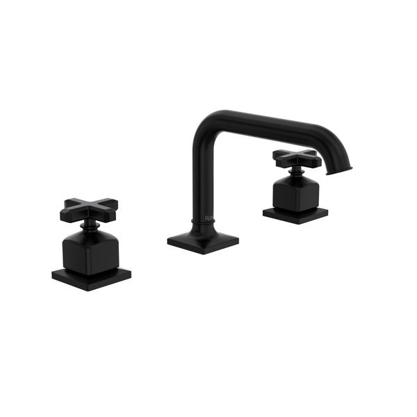 Rohl Apothecary Widespread Lavatory Faucet With U-Spout Antique Gold Finish